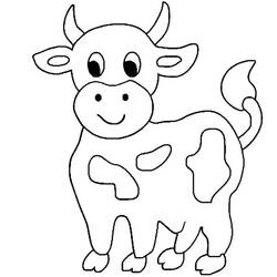 Página para colorir: Vaca (animais) #13247 - Páginas para Colorir Imprimíveis Gratuitamente
