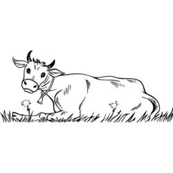 Página para colorir: Vaca (animais) #13253 - Páginas para Colorir Imprimíveis Gratuitamente
