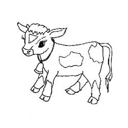 Página para colorir: Vaca (animais) #13264 - Páginas para Colorir Imprimíveis Gratuitamente