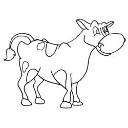 Página para colorir: Vaca (animais) #13267 - Páginas para Colorir Imprimíveis Gratuitamente