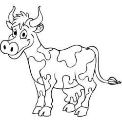 Página para colorir: Vaca (animais) #13286 - Páginas para Colorir Imprimíveis Gratuitamente