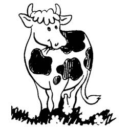 Página para colorir: Vaca (animais) #13289 - Páginas para Colorir Imprimíveis Gratuitamente