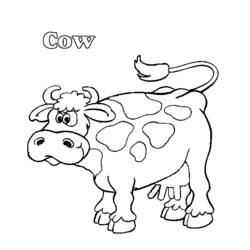 Página para colorir: Vaca (animais) #13344 - Páginas para Colorir Imprimíveis Gratuitamente