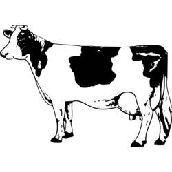 Página para colorir: Vaca (animais) #13353 - Páginas para Colorir Imprimíveis Gratuitamente