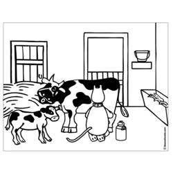 Página para colorir: Vaca (animais) #13357 - Páginas para Colorir Imprimíveis Gratuitamente