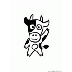 Página para colorir: Vaca (animais) #13375 - Páginas para Colorir Imprimíveis Gratuitamente