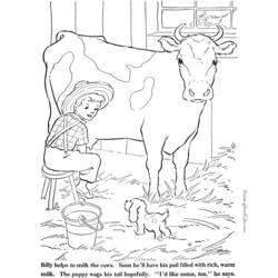 Página para colorir: Vaca (animais) #13376 - Páginas para Colorir Imprimíveis Gratuitamente