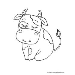 Desenho Vaca (Animais) #1370 para imprimir e colorir