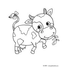 Desenho Vaca (Animais) #1375 para imprimir e colorir