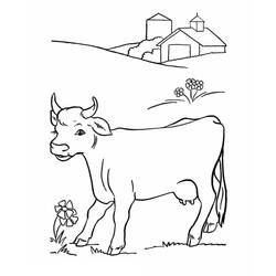 Desenho Vaca (Animais) #178296 para imprimir e colorir