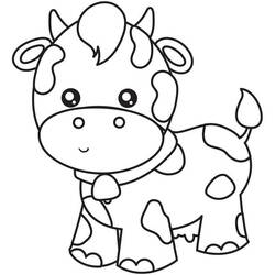 Desenho Vaca (Animais) #178301 para imprimir e colorir