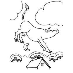 Desenho Vaca (Animais) #178317 para imprimir e colorir