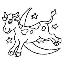 Desenho Vaca (Animais) #178329 para imprimir e colorir