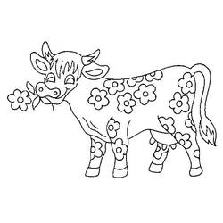 Desenho Vaca (Animais) #178331 para imprimir e colorir