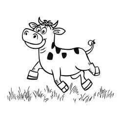 Desenho Vaca (Animais) #217662 para imprimir e colorir