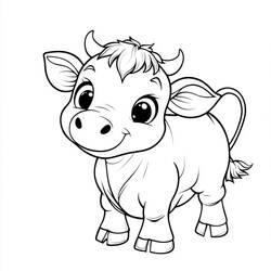 Desenho Vaca (Animais) #217664 para imprimir e colorir
