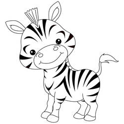 Página para colorir: Zebra (animais) #12998 - Páginas para Colorir Imprimíveis Gratuitamente