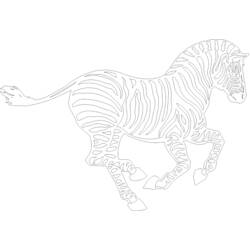 Página para colorir: Zebra (animais) #13000 - Páginas para Colorir Imprimíveis Gratuitamente