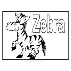Página para colorir: Zebra (animais) #13031 - Páginas para Colorir Imprimíveis Gratuitamente