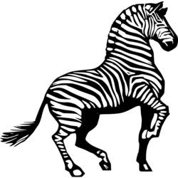 Página para colorir: Zebra (animais) #13047 - Páginas para Colorir Imprimíveis Gratuitamente