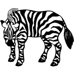 Página para colorir: Zebra (animais) #13061 - Páginas para Colorir Imprimíveis Gratuitamente