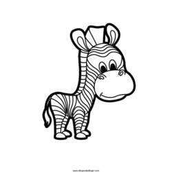Página para colorir: Zebra (animais) #13082 - Páginas para Colorir Imprimíveis Gratuitamente