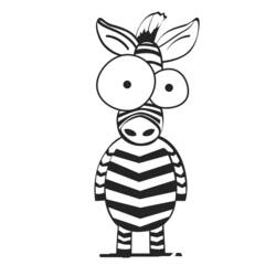 Página para colorir: Zebra (animais) #13089 - Páginas para Colorir Imprimíveis Gratuitamente