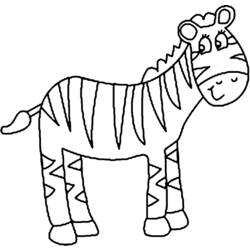 Página para colorir: Zebra (animais) #13093 - Páginas para Colorir Imprimíveis Gratuitamente