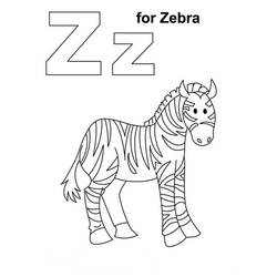 Página para colorir: Zebra (animais) #13108 - Páginas para Colorir Imprimíveis Gratuitamente