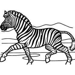 Página para colorir: Zebra (animais) #13120 - Páginas para Colorir Imprimíveis Gratuitamente