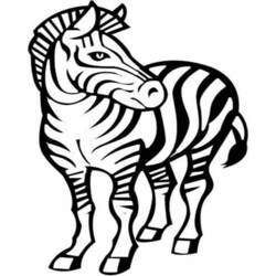 Página para colorir: Zebra (animais) #13123 - Páginas para Colorir Imprimíveis Gratuitamente