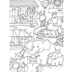 Página para colorir: Zoológico (Animais) #12638 - Páginas para Colorir Imprimíveis Gratuitamente
