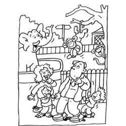 Página para colorir: Zoológico (Animais) #12639 - Páginas para Colorir Imprimíveis Gratuitamente
