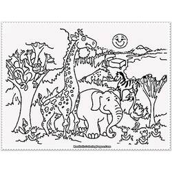 Página para colorir: Zoológico (Animais) #12660 - Páginas para Colorir Imprimíveis Gratuitamente