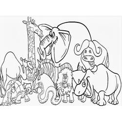 Página para colorir: Zoológico (Animais) #12725 - Páginas para Colorir Imprimíveis Gratuitamente