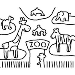 Página para colorir: Zoológico (Animais) #12734 - Páginas para Colorir Imprimíveis Gratuitamente