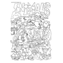 Página para colorir: Zoológico (Animais) #12740 - Páginas para Colorir Imprimíveis Gratuitamente