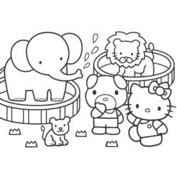 Página para colorir: Zoológico (Animais) #12790 - Páginas para Colorir Imprimíveis Gratuitamente
