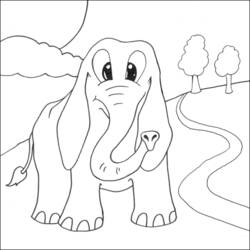 Página para colorir: Zoológico (Animais) #12857 - Páginas para Colorir Imprimíveis Gratuitamente