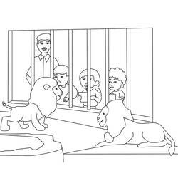 Página para colorir: Zoológico (Animais) #201729 - Páginas para Colorir Imprimíveis Gratuitamente