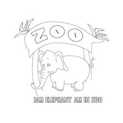 Página para colorir: Zoológico (Animais) #201730 - Páginas para Colorir Imprimíveis Gratuitamente