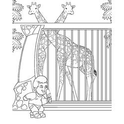Página para colorir: Zoológico (Animais) #201737 - Páginas para Colorir Imprimíveis Gratuitamente