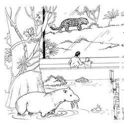 Página para colorir: Zoológico (Animais) #201739 - Páginas para Colorir Imprimíveis Gratuitamente