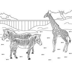 Página para colorir: Zoológico (Animais) #201740 - Páginas para Colorir Imprimíveis Gratuitamente