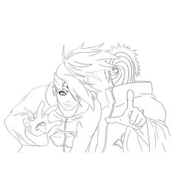 Página para colorir: Akatsuki (Anime e Mangá) #212841 - Páginas para Colorir Imprimíveis Gratuitamente