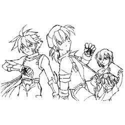 Página para colorir: Beyblade (Anime e Mangá) #46864 - Páginas para Colorir Imprimíveis Gratuitamente