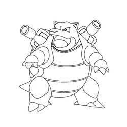 Desenho Blastoise (Anime e Mangá) #181623 para imprimir e colorir