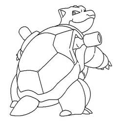 Desenho Blastoise (Anime e Mangá) #181624 para imprimir e colorir