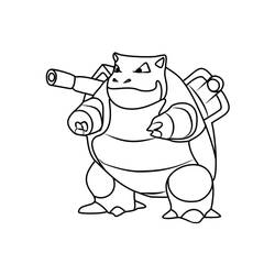 Desenho Blastoise (Anime e Mangá) #181626 para imprimir e colorir