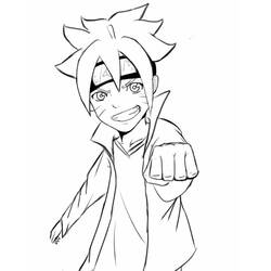 Página para colorir: Boruto (Anime e Mangá) #176091 - Páginas para Colorir Imprimíveis Gratuitamente